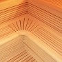 banquettes en tremple - Sauna Boreal® Aura 180C - 180*180*210