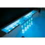 Baignoire Balneo Zeland® Zen'Spa Duo Droite 190x160 - Cascade avec LED bleu ciel