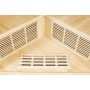 Sauna infrarouge NORDICA® CARBONE  IR23 (2 à 3 PLACES) - 125x125