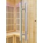 Sauna infrarouge NORDICA® CARBONE  IR23 (2 à 3 PLACES) - 125x125