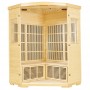 Sauna infrarouge NORDICA® CARBONE  IR23 (2 à 3 PLACES) - 125x125