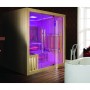 Sauna Combi Boreal® Elégance 5 - 180x180 Infrarouge + Vapeur