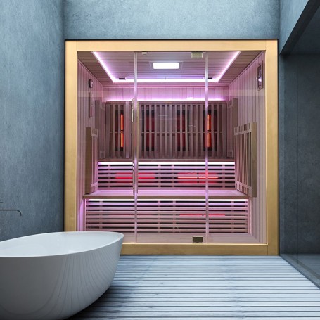 Sauna Infrarouge Boreal® Concept 180 - à Spectre Complet - 180x150x200