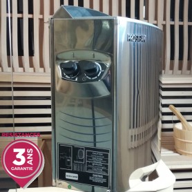 Pôele pour sauna Pro Steam® 4.5kW INOX - commandes intégrées