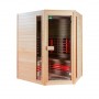 Sauna ​​Infrarouge Boreal® Diffusion 140C - 3-4 places à Spectre Complet - ​140x140 - 2