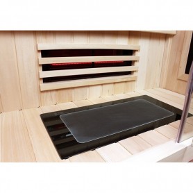 Chauffage sol en verre - saunas Boreal Signature (110, 130, 130C, 150C, 200)